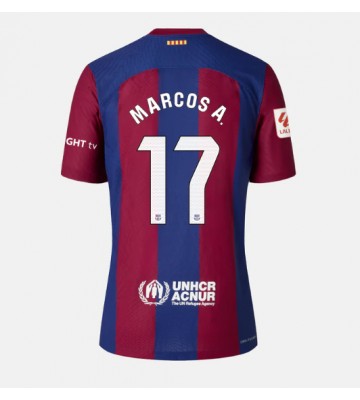 Barcelona Marcos Alonso #17 Kotipaita Naisten 2023-24 Lyhyet Hihat